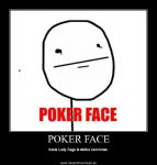 Poker face #1