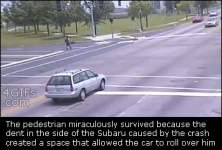 T bone pedestrian hit #1