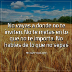 No te precipotes #40