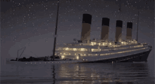 Failboat, Titanic, Gifs, Tenor, Ocean, Ship, Sinking