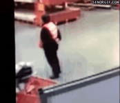 Worker Saves a Falling Baby #1