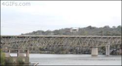 Bridge implosion demolition #1