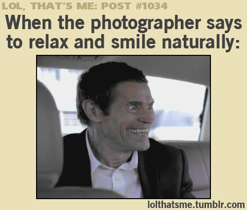 Relax and smile naturally #1